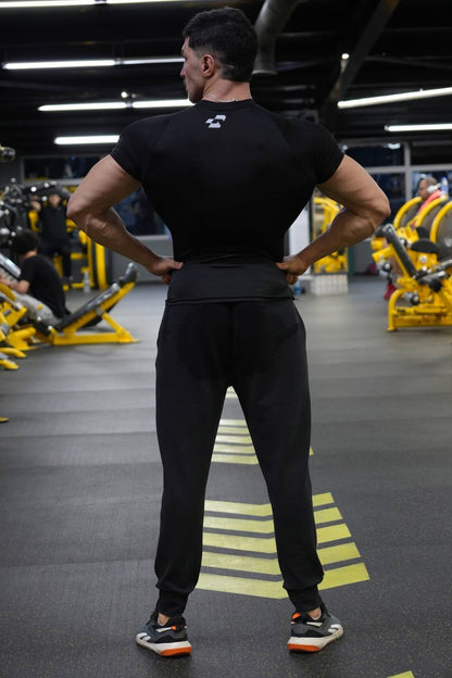 gymshark blanc milieu - compression shirt